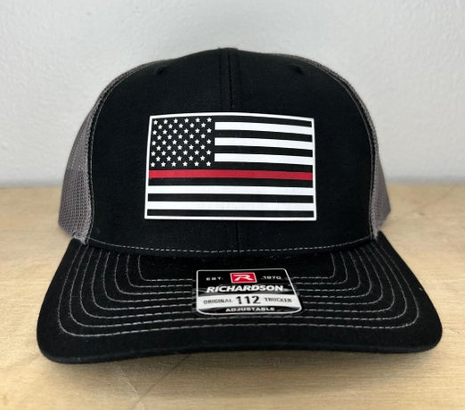 Richardson 112 Acrylic Patch US Flag with Thin Line Supporter