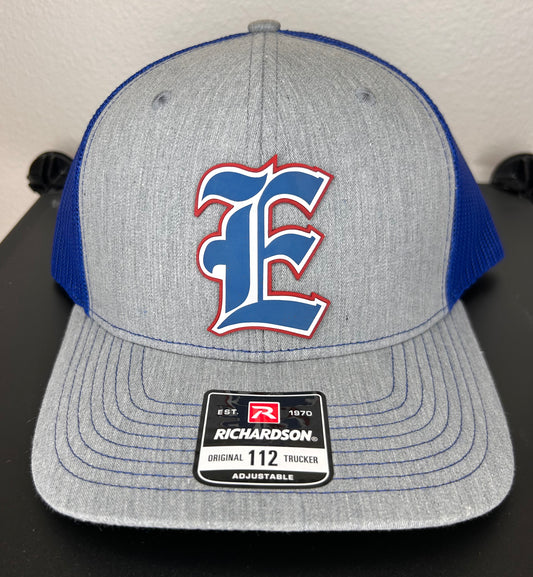 Edinburg Old English E in Tri-Color Acrylic Patch